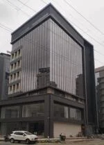 Exterior photograph of commercial property