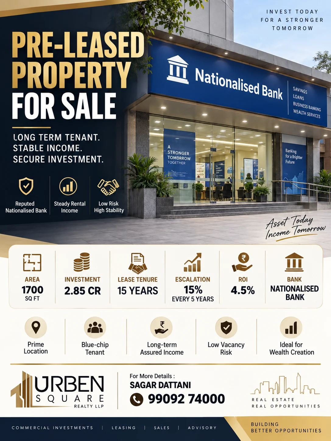 Exterior photograph of commercial property