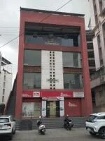 Exterior photograph of commercial property