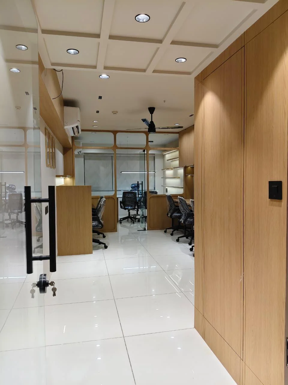 Exterior photograph of commercial property